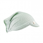 Bamboo visor scarf with elastic - Stones sage