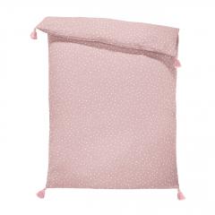 Double bamboo duvet - Stones pink
