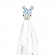 Snuggle toy Deer -  light blue