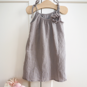 Muslin dress - grey