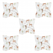 Bamboo squares mini 25x25 5-pack - Fawns