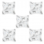 Bamboo squares mini 25x25 5-pack - Star wolves