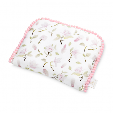 Pompom bamboo baby pillow Heavenly feathers