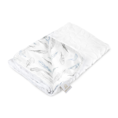 Light bamboo blanket Luxe - Heavenly feathers - white