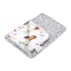 Light bamboo blanket Luxe - Fawns - grey