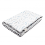 Warm bamboo blanket Luxe Heavenly feathers Grey