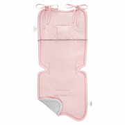 Bamboo stroller pad - Stones pink