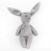 Bunio bunny soft toy minky - grey