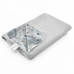 Light bamboo blanket - My Space by Maffashion - silver