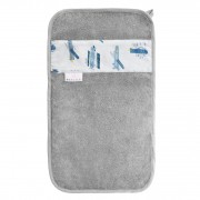 Bamboo hand towel - Happy planes - grey