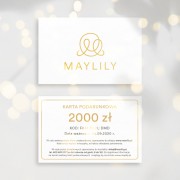 Gift card - printed - 2000 PLN