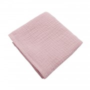Muslin square de lux - blush pink