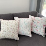 Fluffy pillow 40x40 Luxe - Paradise feathers - pink