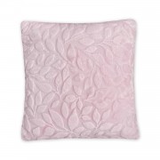 Puszysta poduszka 40x40 Luxe - Rajskie ptaszki - pink