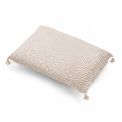 Muslin pillow 60x40 - cream