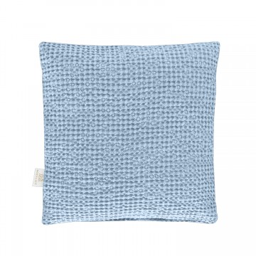Linen cushion cover - light blue