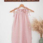 Muslin dress - dusty pink