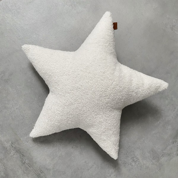 Teddy pillow Star - cream