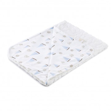 Luxe light blanket Paradise feathers White
