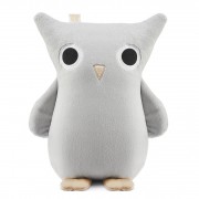 Cuddly owl Mila - silver
