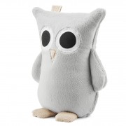 Cuddly owl Lili - silver