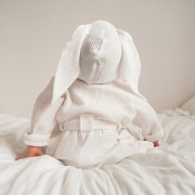 Muslin bathrobe Bunny - beige