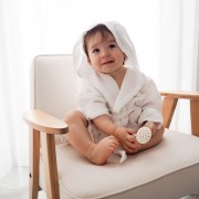 Muslin bathrobe Bunny - grey