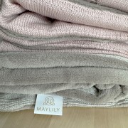 Merinolove winter blanket - dusty pink
