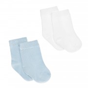 Bamboo socks 2-pack - pearl-light blue