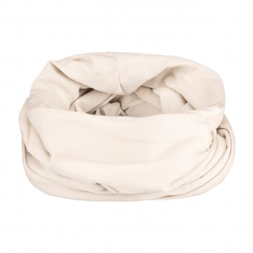Bamboo infinity scarf Cream white