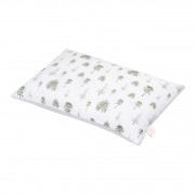 Fluffy bamboo pillow - Forest- silver