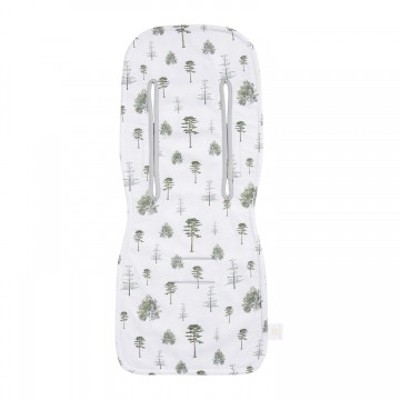 Bamboo anti-sweating 3D stroller pad V1 - Heavenly feathers