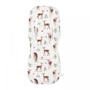 Bamboo stroller pad - Fawns