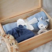 Gift set Baby Merino - blue