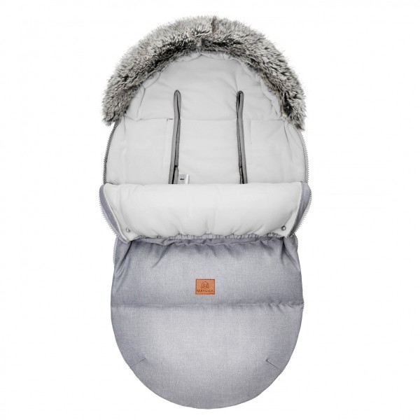 Winter stroller sleeping bag 0-24 mo - light grey