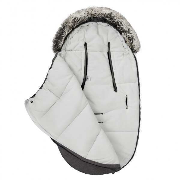 Winter stroller sleeping bag 0-24 mo - graphite