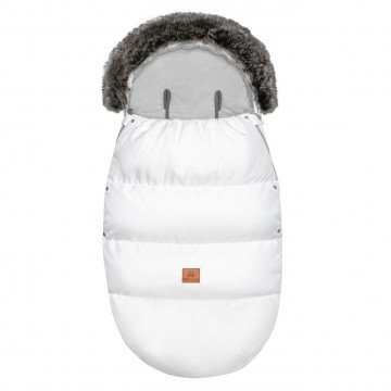 Winter stroller sleeping bag 0-24 mo - white