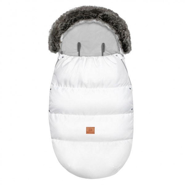 Winter stroller sleeping bag 0-24 mo - white