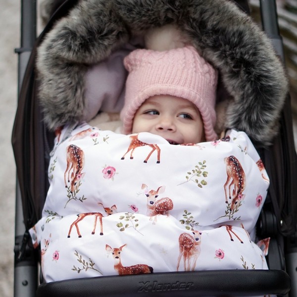Śpiworek zimowy do wózka 0-24 m-ce - Bambinka
