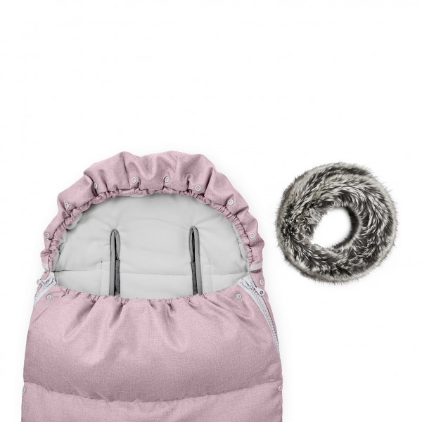 Winter stroller sleeping bag 0-24 mo - pink
