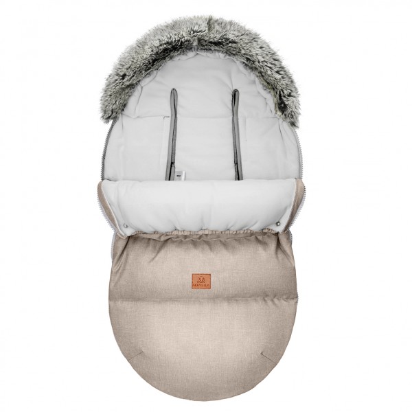 Winter stroller sleeping bag 0-24 mo - beige