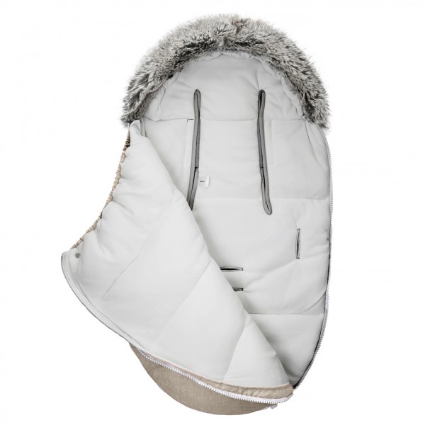 Winter stroller sleeping bag 0-24 mo - beige