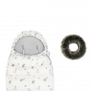 Winter stroller sleeping bag 0-24 mo - Bunnies