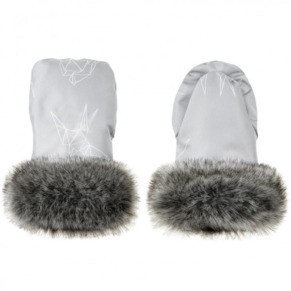 Winter stroller mittens - Swallows