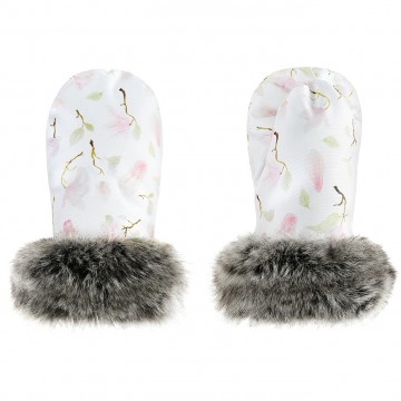 Winter stroller mittens - Magnolia