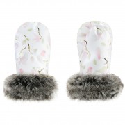 Winter stroller mittens - Magnolia