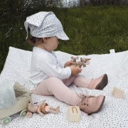 Chusteczka bambusowa z daszkiem - Kamyczki róż
