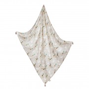 Summer bamboo blanket  with tassels - Ducks