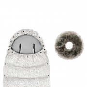 Winter stroller sleeping bagSNØ 0-2 yo - Stones beige