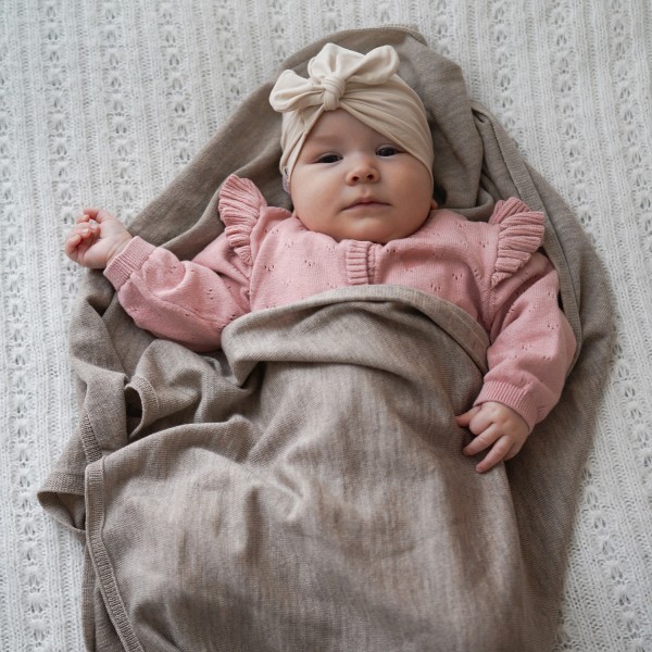 Merino Mist blanket - beige